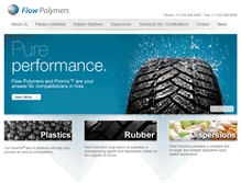 Tablet Screenshot of flowpolymers.com